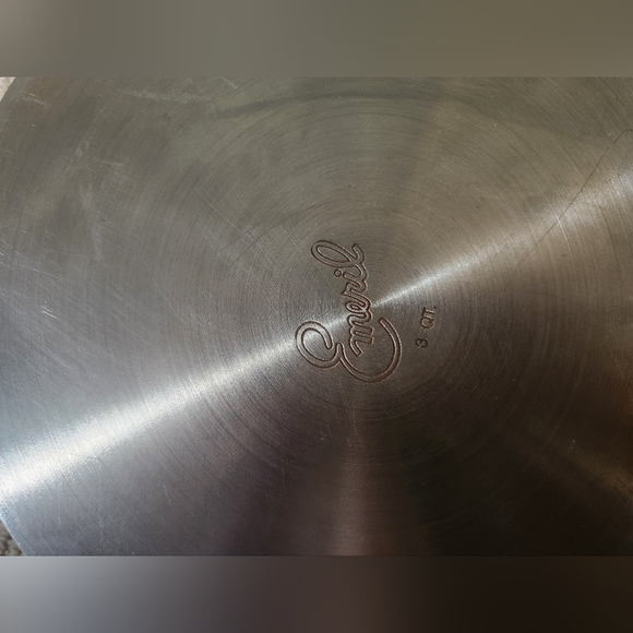 Emeril 3 Qt All-Clad Copper Core Saute Pan 10" Skillet Fry Pot With Lid - Picture 5 of 11